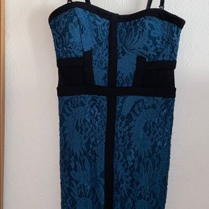 Hunter Green lace Dress